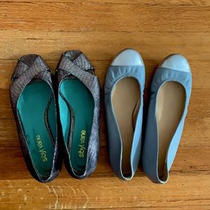 JCrew Ballet Flats 6.5 + Sybil Vane Sandal 36